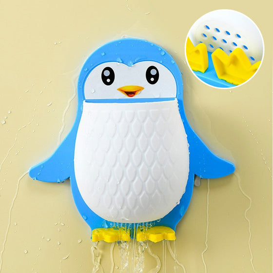 Penguin Shape Wall Mount Phone Holder