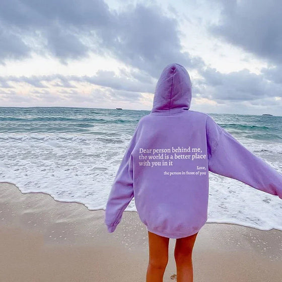 ''Dear Person Behind Me''Sweatshirt