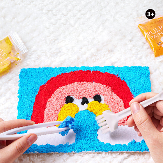 Pulp Poking Texture Painting DIY handgemachtes Spielzeug
