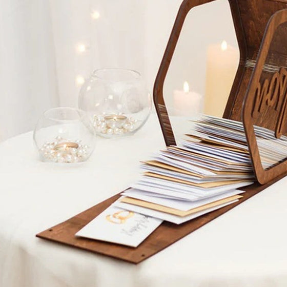 Personalisierte Hochzeitskarten-Box
