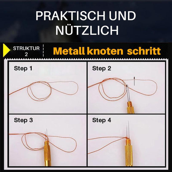 Schnelles Angelknoten-Bindewerkzeug