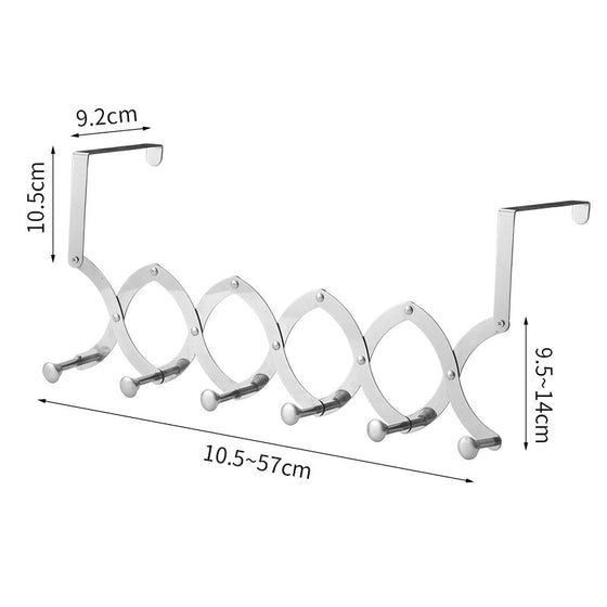 Einziehbarer Kleiderbügel aus Metall