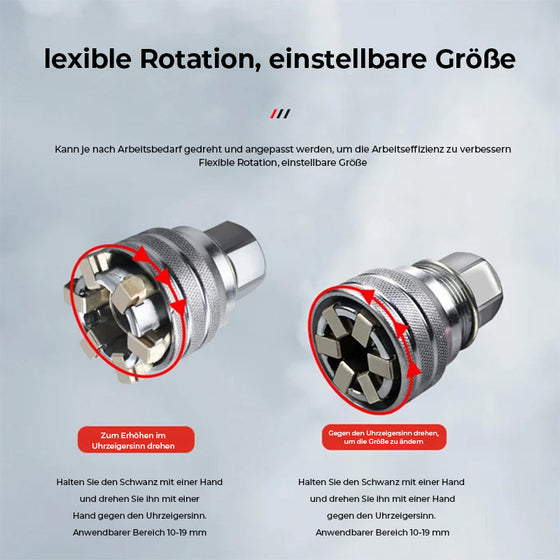 Elektrische Bohrmaschine magische Universalsteckdose