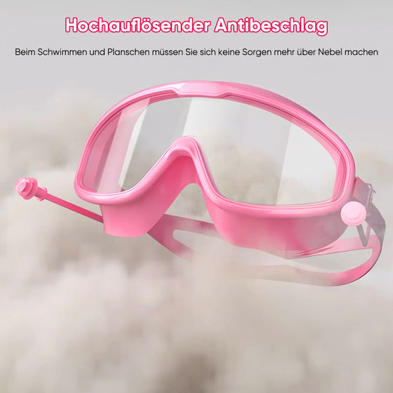 Antibeschlag-Schwimmbrille mit großem Rahmen