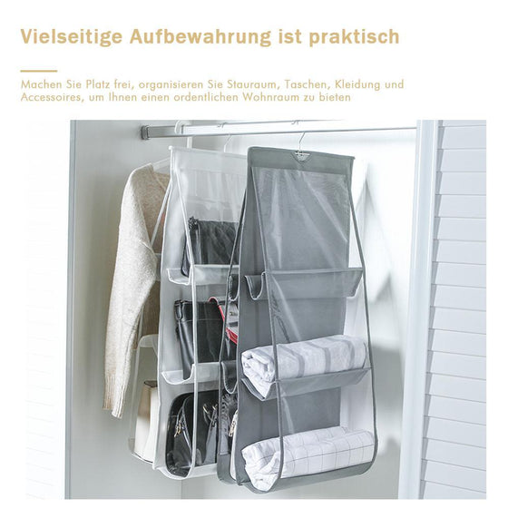 6-Taschen faltbare hängende Handtasche Organizer -Miwill