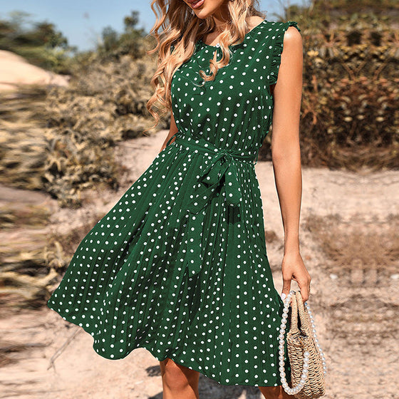 Elegantes Sommerkleid im Vintage-Stil