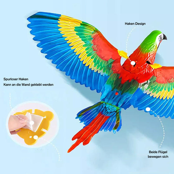 Vogelsimulation Interaktives hängendes fliegendes Spielzeug