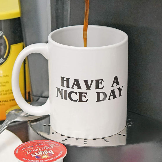 Lustige Mittelfinger-Tasse „Have a Nice Day“