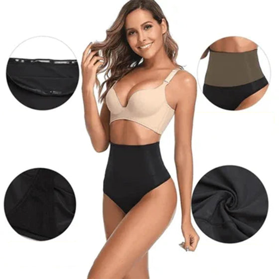 Tanga zur Bauchkontrolle mit hoher Taille