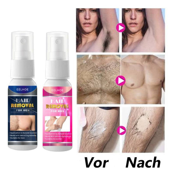 Kraftvolles und schmerzfreies Haarentfernungsspray