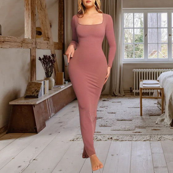 Eingebaute Shapewear Modal Sculpting Kleider