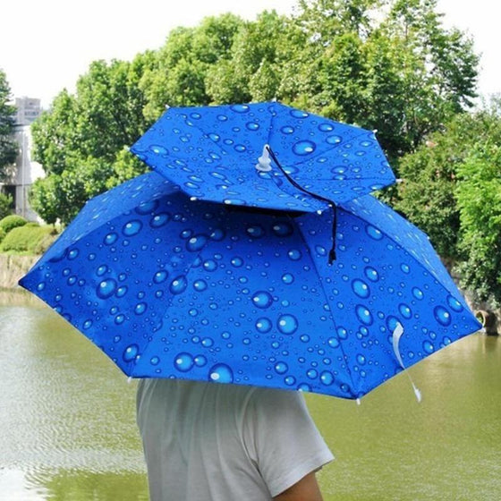 Regenschirmhut für das Fischen und Gartenarbeit