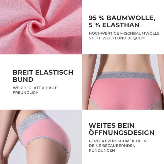 Neue Baumwollhöschen mit hoher Taille