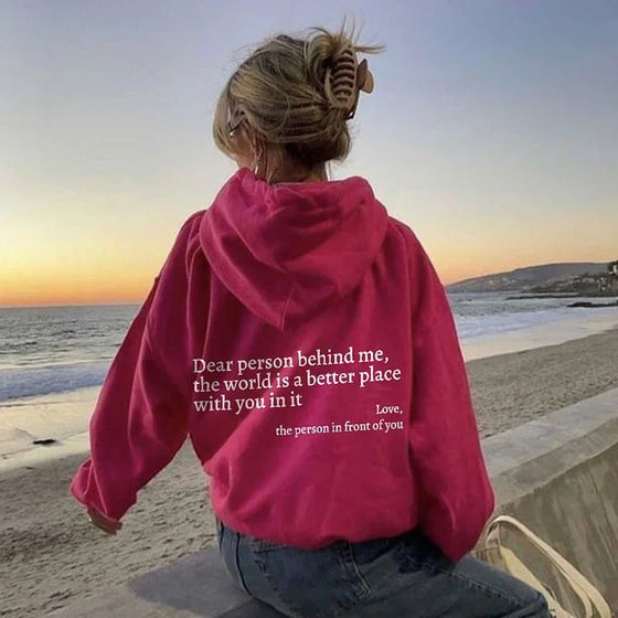 ''Dear Person Behind Me''Sweatshirt