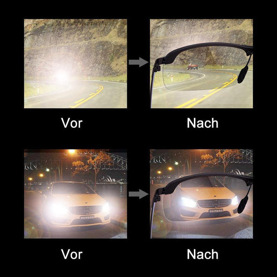 Automatische Verfärbung Polarisierende Brille