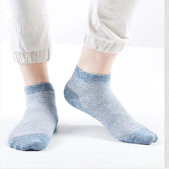 Atmungsaktive Antibakterielle Deo-Socken für Herren 5 Paar