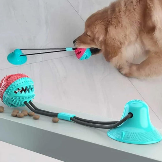 Dog Bite Toy Interaktives Leckerspielzeug mit Saugnapf