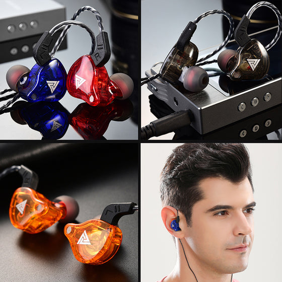 QKZ AK6 In-Ear-Ohrhörer mit Kabelsteuerung und Mikrofon