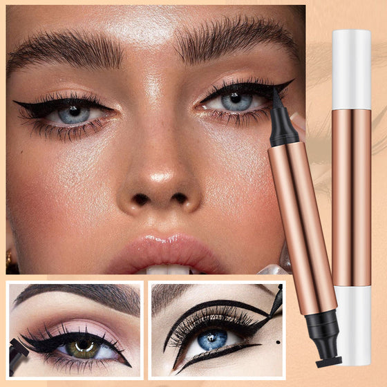 Verführerischer Cat Eye Stempel Eyeliner