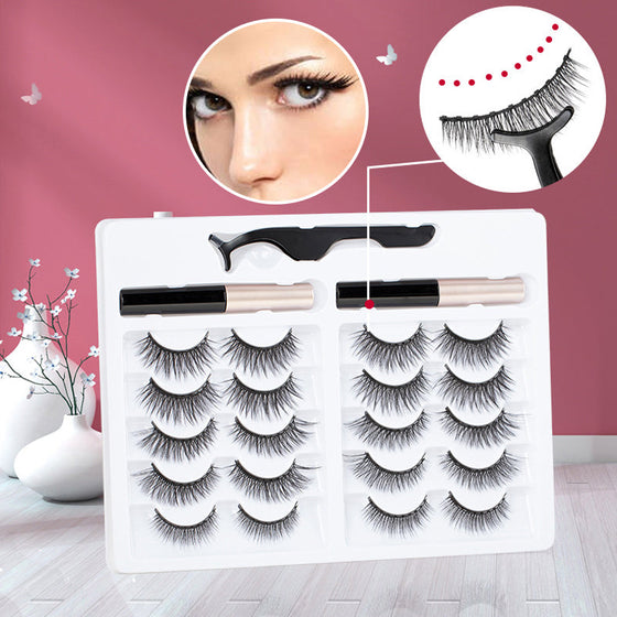 Magnetisches falsches Wimpern-Set