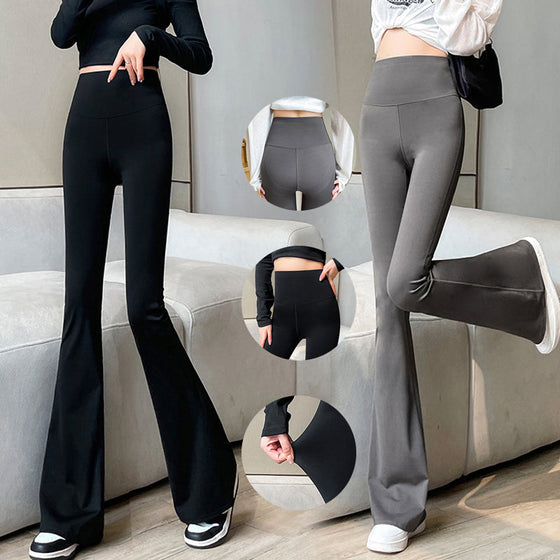 Stilvolle, ausgestellte Haifischhaut-Hose für Damen