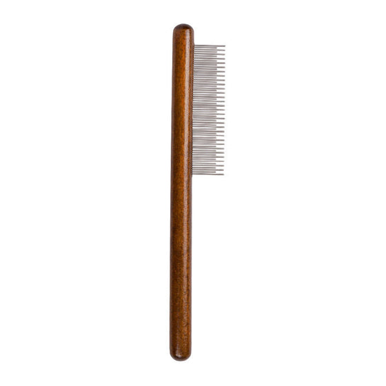 Pet Knot Comb with Wooden Handle
