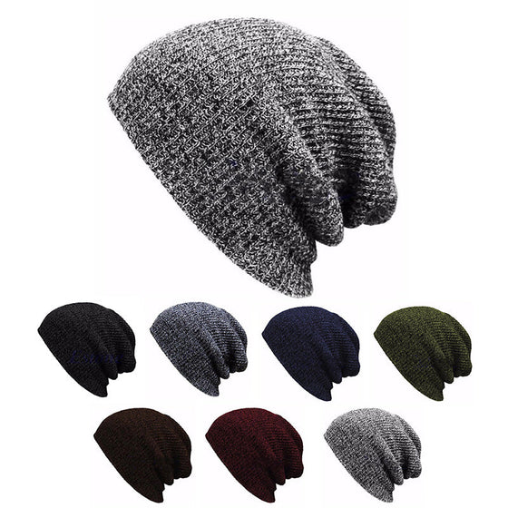 No Brim Unisex Winter warme Strickmütze