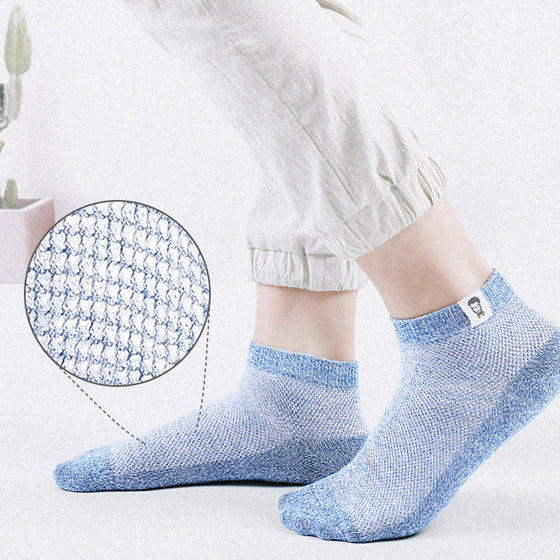 Atmungsaktive Antibakterielle Deo-Socken für Herren 5 Paar